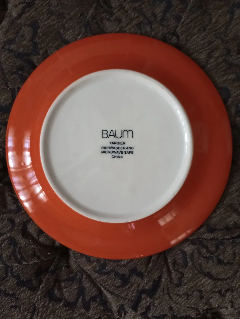 Baum Tangiers Pattern Turquoise/ Orange 8.5